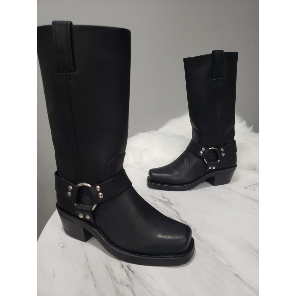 NEW NO BOX SZ 5.5 Women Frye Engineer Harness 12R Moto Biker Boots Riding Chore